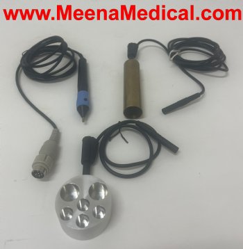 Kindling Akuport M1+ with Brass Hand Electrode, Point Probe, and Test Honeycomb