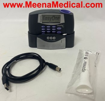 EasyOne Plus Frontline Spirometer, Cradle, and EasyWare Software
