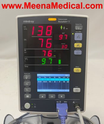 Mindray Datascope Accutorr V Patient Monitor