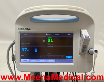 Welch Allyn Connex Vital Sings Monitor 6000 with SpO2, Non-Invasive BP, Temperature Probe, and Stand