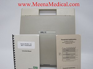 Welch Allyn Grason Stadler GSI 17 Audiometer