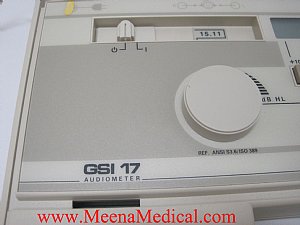 Welch Allyn Grason Stadler GSI 17 Audiometer