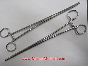 Set of 2 Miltex Bozeman Sponge Forceps 7-622