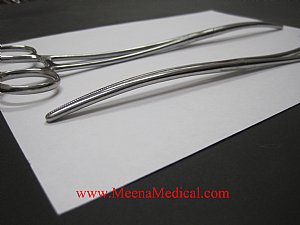 Set of 2 Miltex Bozeman Sponge Forceps 7-622