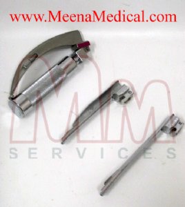 Laryngoscope Set (Handle / 3 Blades)