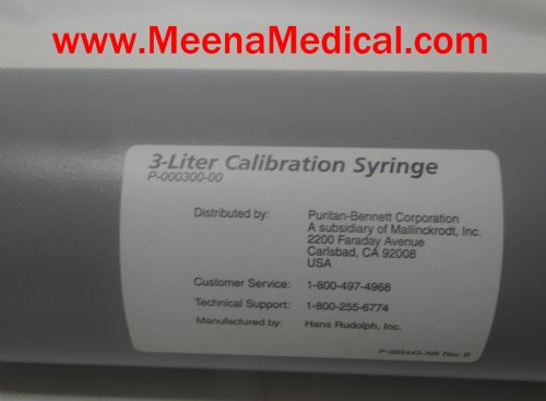 Puritan-Bennett 3L Calibration Syringe 