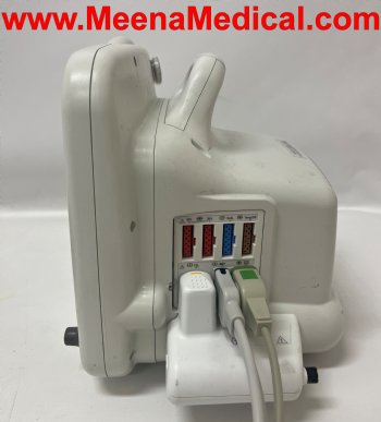 GE Dash 4000 Patient Monitor with 3 Lead ECG, SpO2, NIBP capability, CO2, and Printer